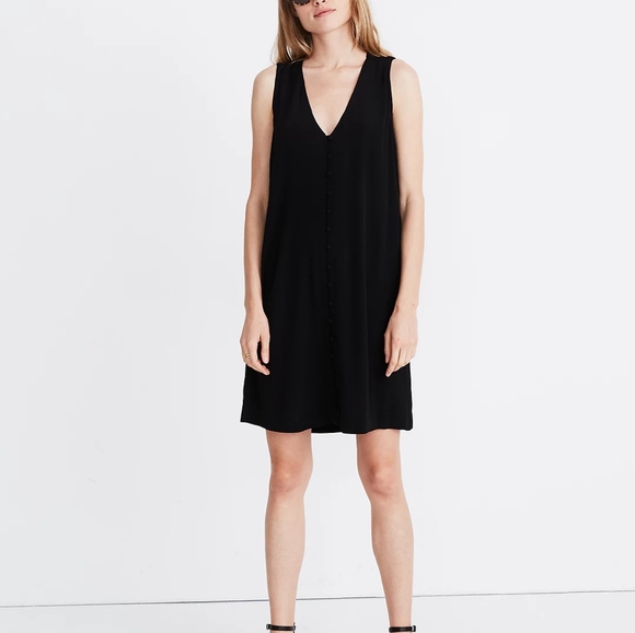 Madewell button front tank dress - Picture 3 of 3